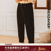 男装 大码 加肥加大秋季 韦恩泽维尔垂感西裤 宽松商务微锥休闲裤 7950