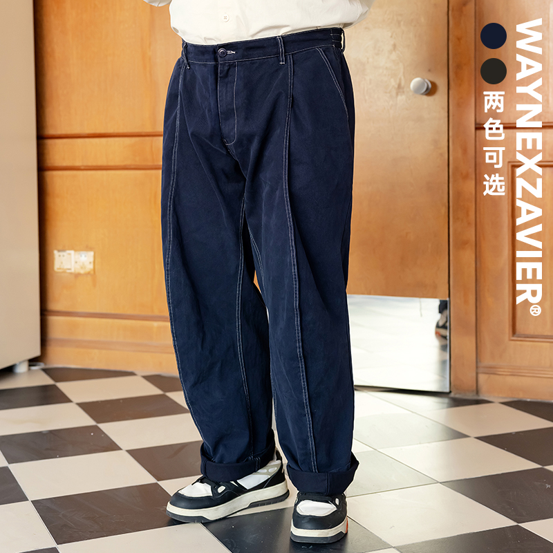 韦恩泽维尔长裤半松紧腰休闲裤