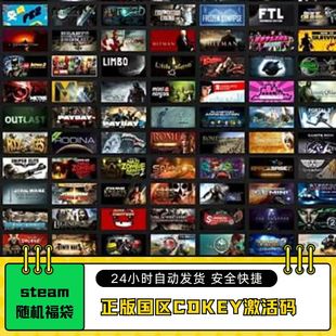 喜加一游戏激活码 国区游戏CDKEY盲盒礼包 随机福袋 正版 steam