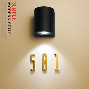 酒店民宿足浴包厢房间门牌号码牌定制家用立体字数字牌创意标识牌