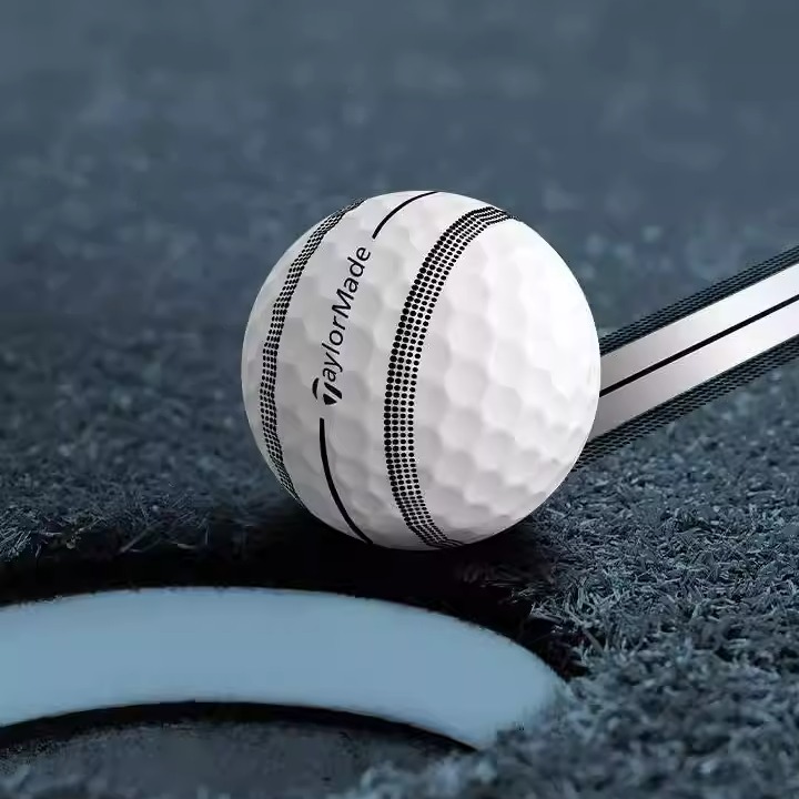 Taylormade泰勒梅高尔夫五层球TP5X Stripe轨道球多层定制印刷球