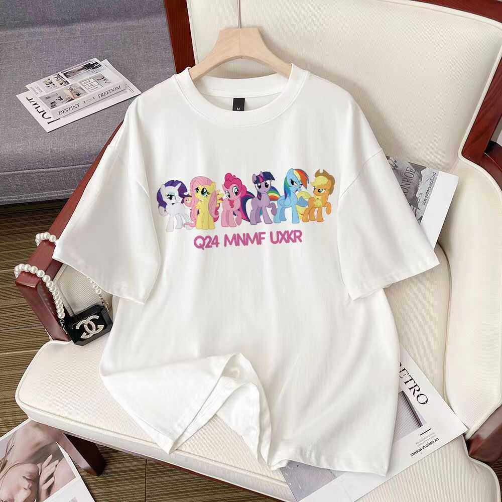 小马宝莉卡通动漫T恤女童夏季款儿童中大童可爱趣味宽松休闲短袖,童装/婴儿装/亲子装,T恤,淘宝优惠券,粉丝福利购,淘宝优惠卷