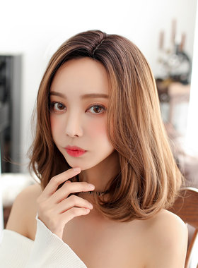 假发女短发自然蓬松逼真卷发齐肩