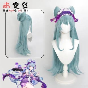 【尚霓丝】梦见月瑞希cos假发原神绮梦缱绻仿真头皮分体蝴蝶结