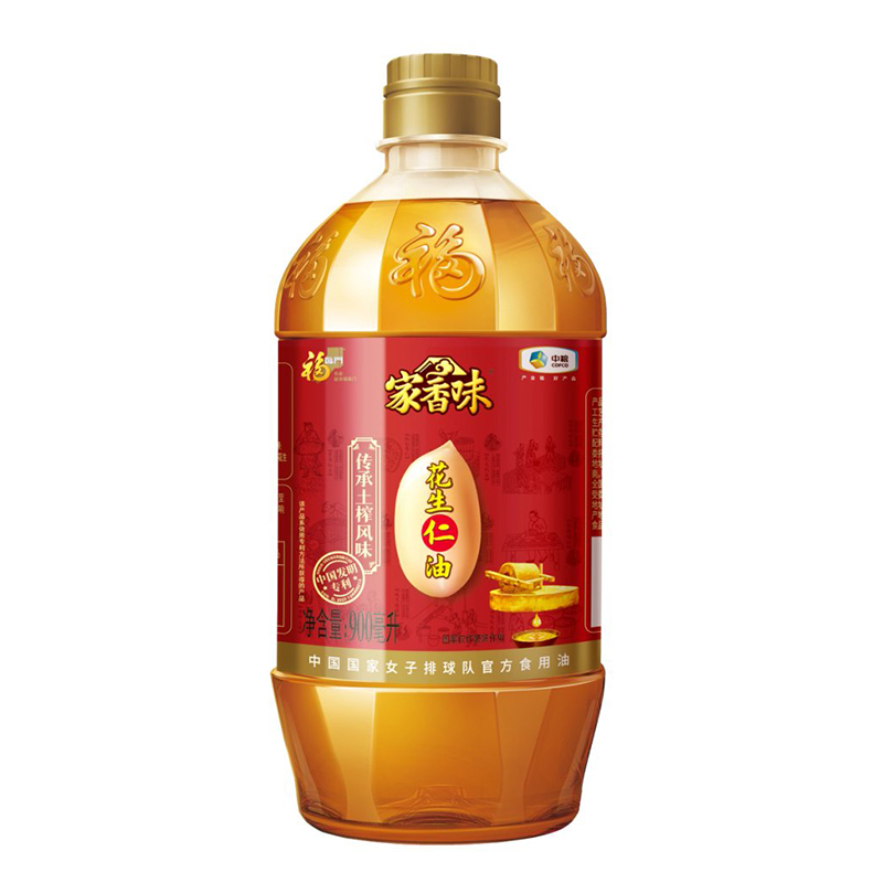 【中粮】福临门家香味传承土榨花生仁油900ml