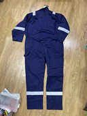 出口欧洲藏青色特大码 4XL连体服欧码 260斤男特肥overall反光警示