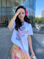 哥家商场同款2026夏正品休闲百搭圆领文化字母印花短袖T恤1300356