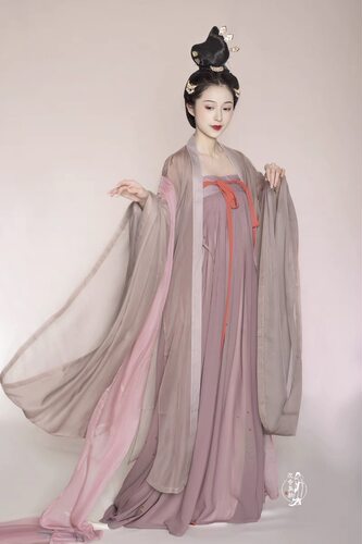 沉香画舫夜半私语衫裙唐制
