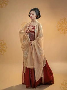 汉服出租都城南庄凤歌鸾大袖衫诃子裙飘逸中国风霓裳汉服女