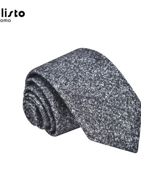 CALLISTO卡利斯特男士羊毛混纺商务时尚百搭领带FLCTE021DG