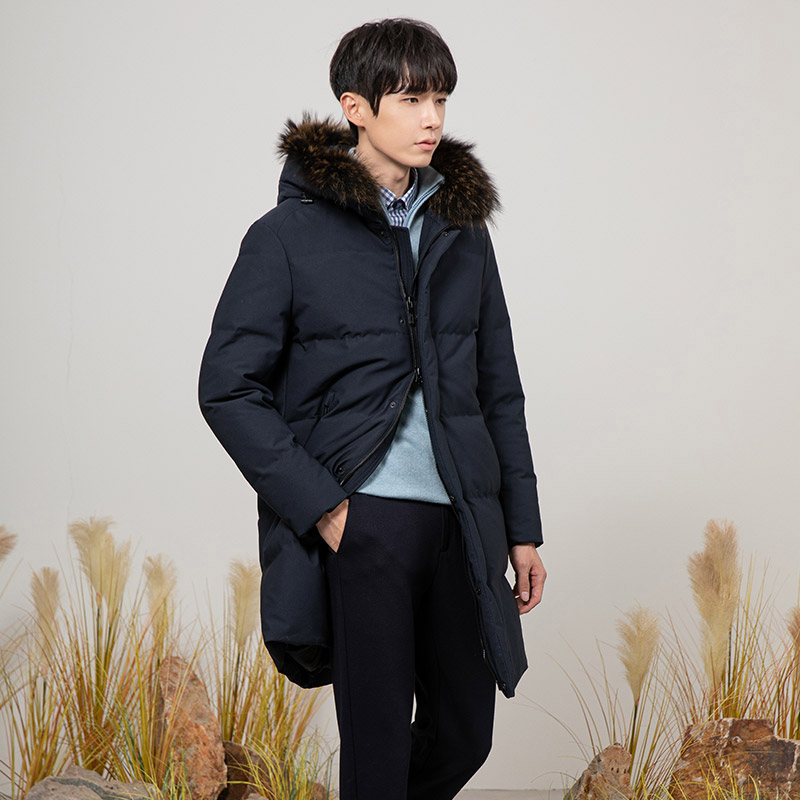 卡利斯特白鹅绒加厚羽绒服