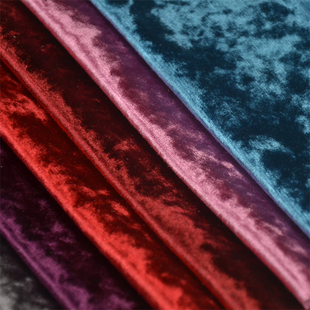 欧式纯色钻石单层冰花绒沙发布料 桌布软包靠垫服装婚庆绒布面料