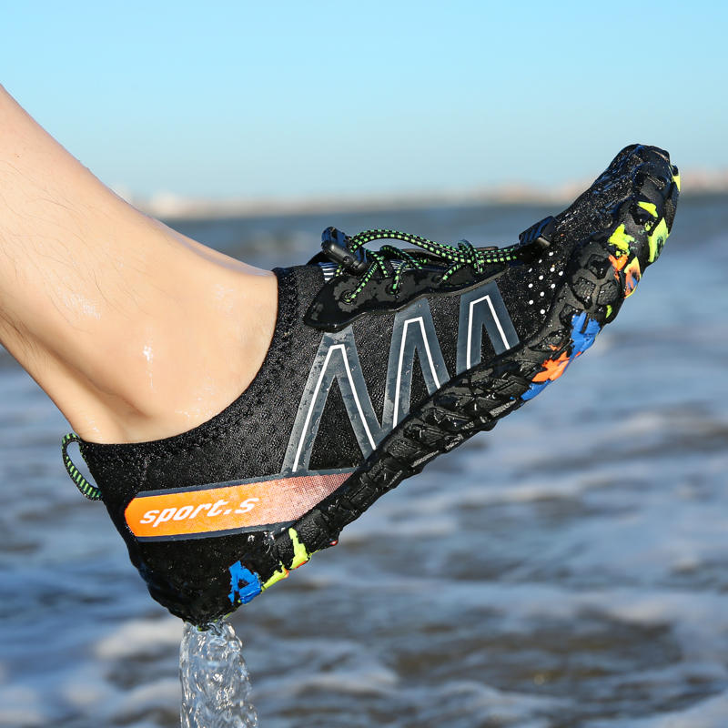 日本品质户外男女涉水鞋速干五指沙滩鞋防滑水陆两栖泳衣溯溪鞋