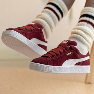 彪马新年款马年男女同款情侣鞋官方正品Suede XL红白色板鞋休闲鞋
