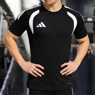 TIRO26L 2026新款 男装 男 M修身 足球运动半袖 JSY 阿迪达斯速干短袖