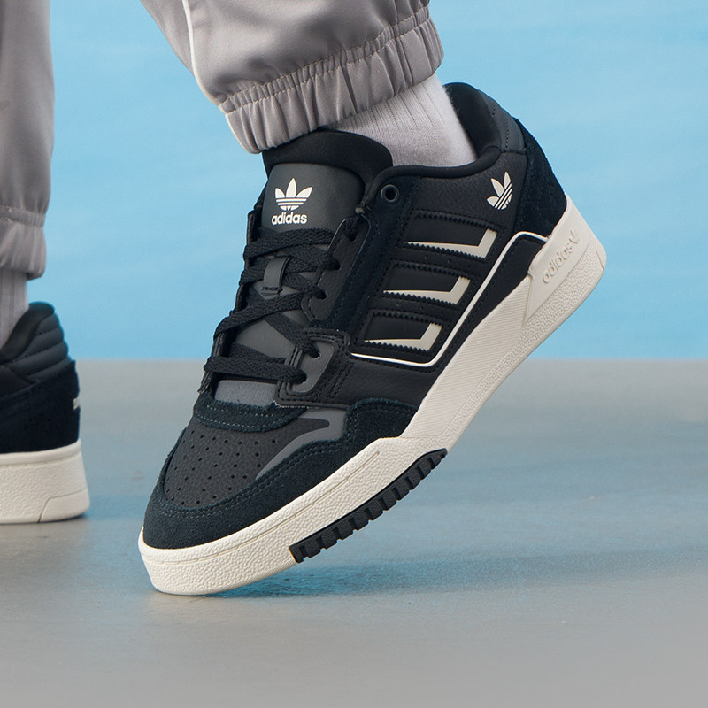 阿迪达斯三叶草男鞋女鞋25冬季款运动鞋drop step low 2.0休闲鞋