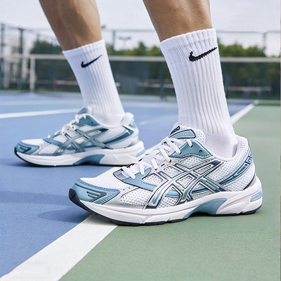 亚瑟士休闲鞋男鞋春季新款GEL-1130网面透气运动鞋复古老爹鞋男