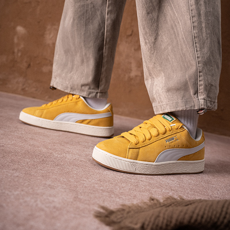 彪马男女同款情侣鞋官方正品Suede-XL黄色板鞋2026春季新款休闲鞋,运动鞋new,板鞋,淘宝优惠券,粉丝福利购,淘宝优惠卷