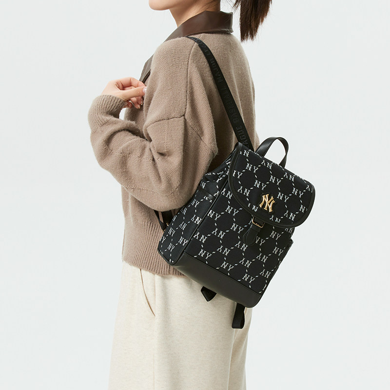 MLB儿童官方男女童复古可调节背带钻石老花双肩包2026春新款背包,运动包/户外包/配件,双肩背包,淘宝优惠券,粉丝福利购,淘宝优惠卷