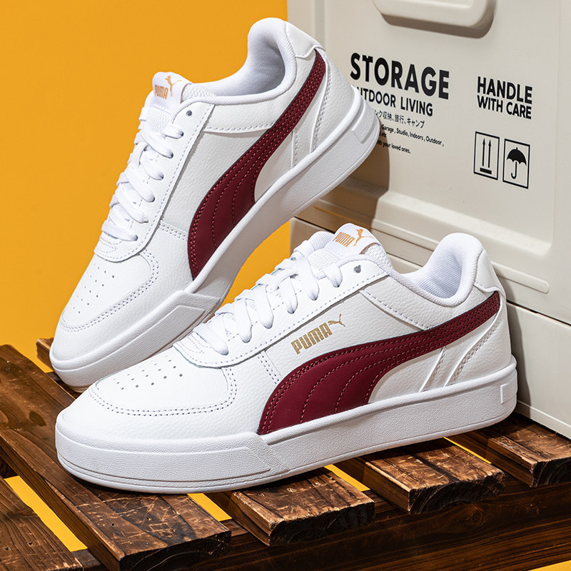 彪马男鞋女鞋官方正品Puma Caven白红板鞋2026春季款休闲鞋情侣鞋