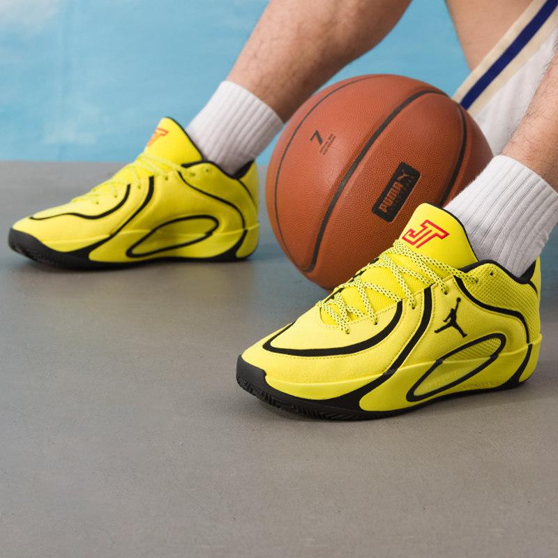 Nike耐克男鞋官方正品JORDAN TATUM 4PF篮球鞋2026新款黄色运动鞋