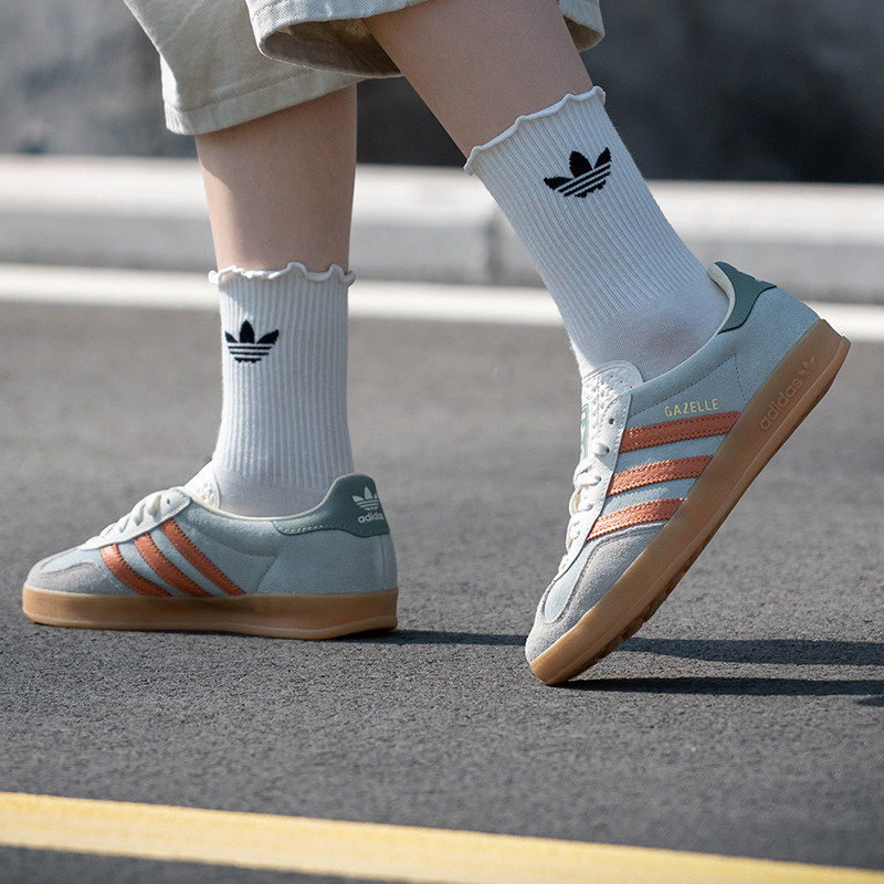 阿迪达斯板鞋女鞋男鞋情侣26秋季新款Adidas德训鞋官方正品休闲鞋