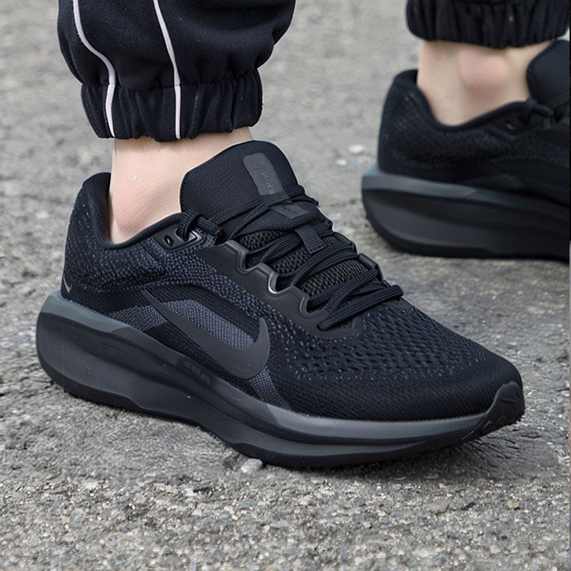 NIKE耐克官方正品男鞋运动鞋新款正牌轻便黑武士气垫跑步鞋FJ9509