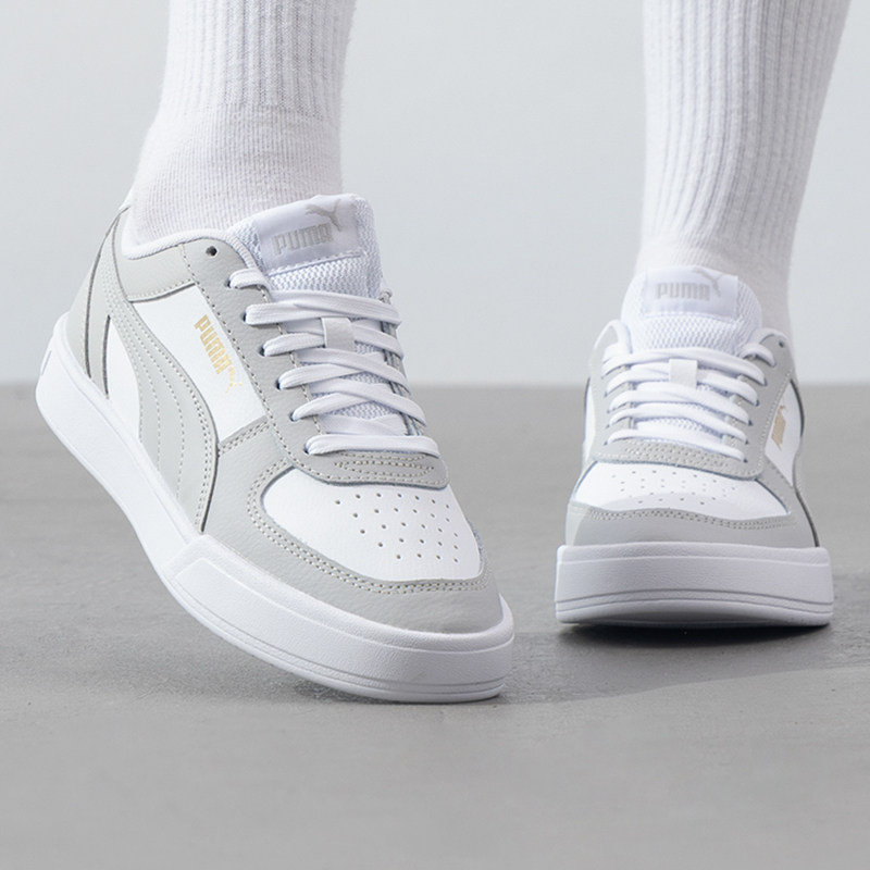 彪马男女鞋官方正品Puma Caven白色板鞋2026夏季款softfoam休闲鞋