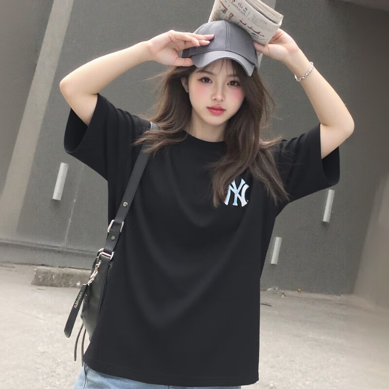 幸运叶子|MLB半袖T恤女装2026夏季新款运动男装短袖体恤3ATSM0153图片