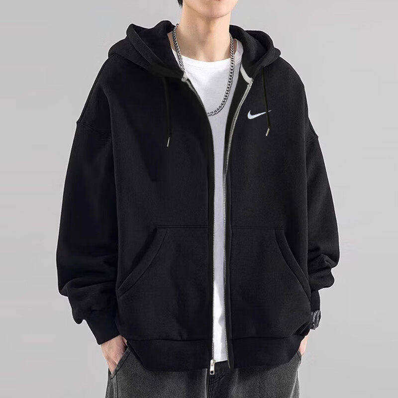 耐克官方外套男士正品26春季新休闲运动服卫衣女黑色针织连帽夹克,运动服/休闲服装,运动茄克/外套,淘宝优惠券,粉丝福利购,淘宝优惠卷