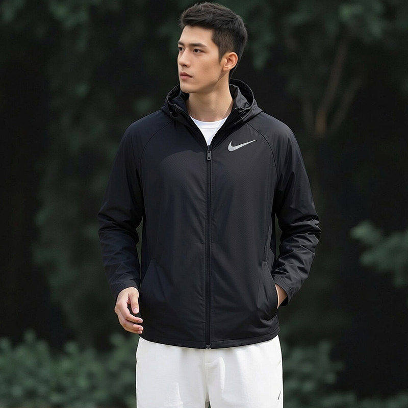 Nike耐克外套男款官方正品运动服2026春季新款黑色训练跑步夹克男
