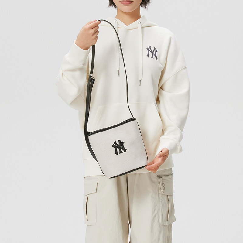 MLB官方男女情侣水桶包2026春季新款时尚休闲潮流斜挎包单肩包