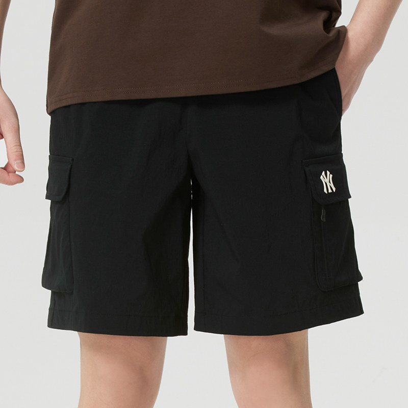 MLB男裤女裤26春季新款情侣运动裤跑步健身训练舒适透气休闲短裤