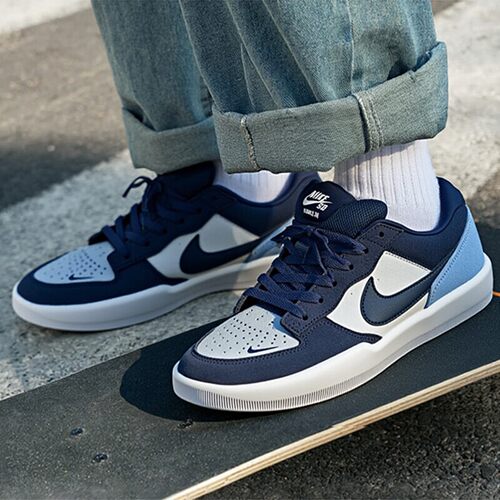 NIKE耐克男鞋蓝色板鞋官方正品滑板鞋春季新款透气运动鞋休闲鞋男