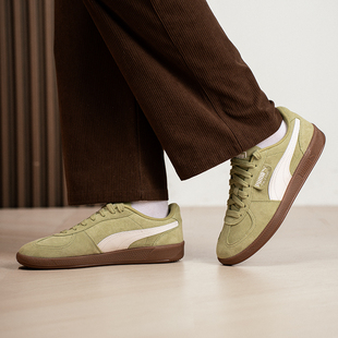 彪马男女同款情侣鞋官方正品Palermo绿色板鞋2026春季新款休闲鞋