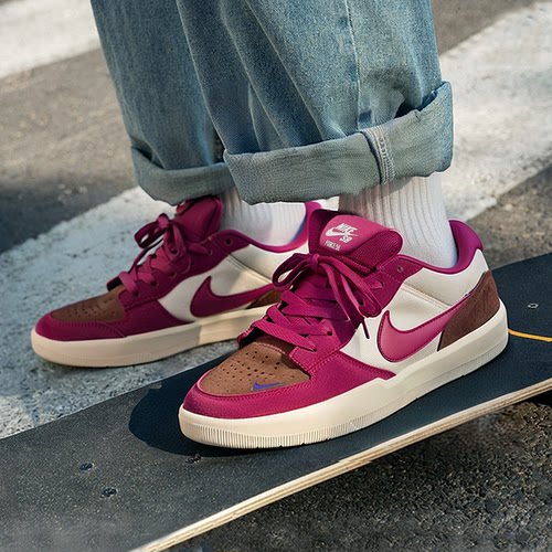 NIKE耐克男鞋红色板鞋官方正品滑板鞋2025新款运动鞋休闲鞋平板鞋