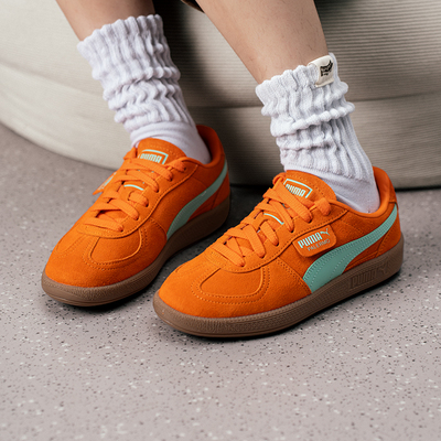彪马男鞋女鞋官方正品Palermo橙色板鞋2026春季新款T字运动休闲鞋