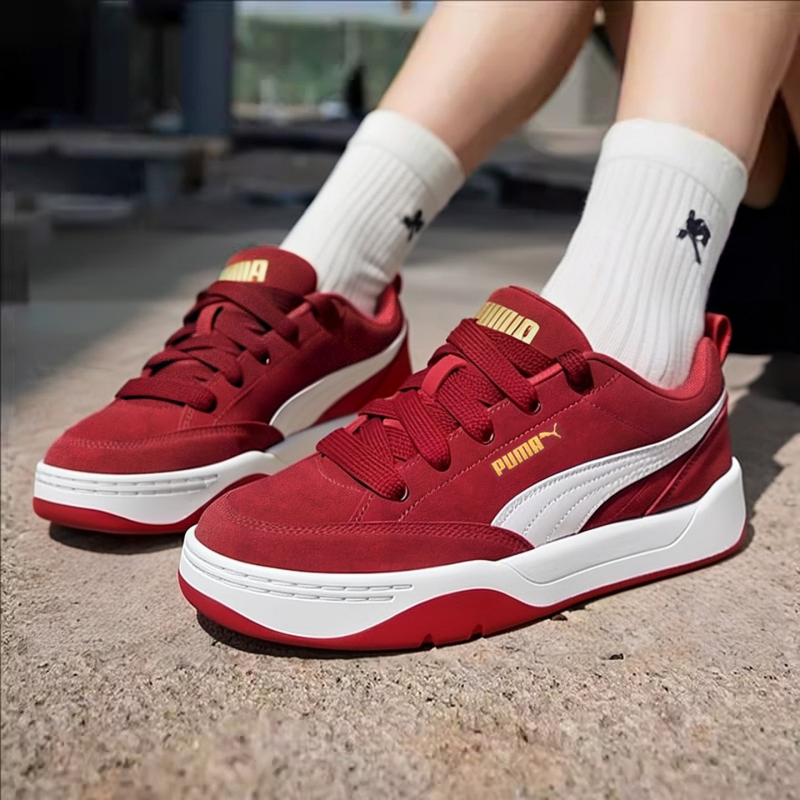 彪马新年马年男女同款情侣鞋官方正品Park红色板鞋2026新款休闲鞋,运动鞋new,运动休闲鞋,淘宝优惠券,粉丝福利购,淘宝优惠卷