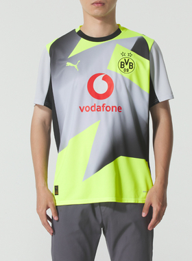 PUMA彪马足球短袖男装2025秋季新款运动鞋比赛训练透气T恤780104