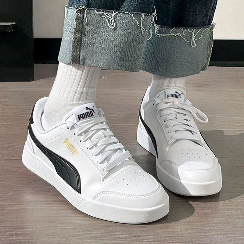 彪马男女同款情侣鞋官方正品Puma Shuffle黑白板鞋2026新款休闲鞋,运动鞋new,板鞋,淘宝优惠券,粉丝福利购,淘宝优惠卷