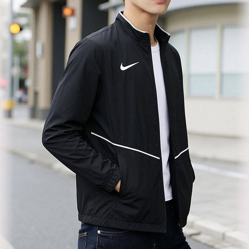 耐克外套官方正品2026春季新款运动服男子薄款夹克防风上衣IR8430
