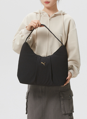 彪马男女包官方正品UP-Slouchy黑色单肩包2026春季新款时尚休闲包