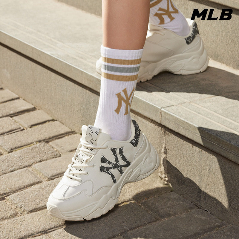 幸运叶子|MLB老爹鞋男鞋女鞋2026夏季厚底休闲鞋复古运动鞋鞋子潮图片