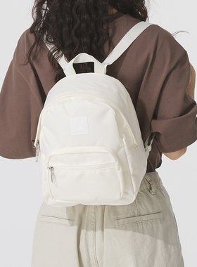 阿迪达斯官方正品双肩包春季新款白色迷你背包书包小型包包KE4017