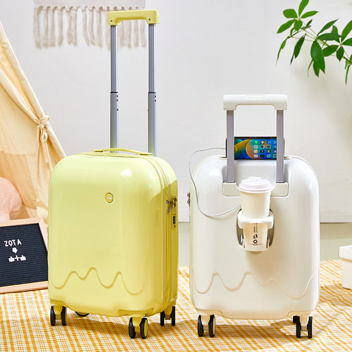 冰激凌行李箱女新款20小型登机箱卡通28寸静音拉杆箱免托运旅行箱