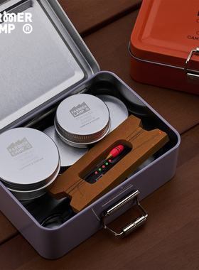 Farmer Camp户外密封饵料盒 小物钓鱼防水铝便携野采溪流垂钓配件