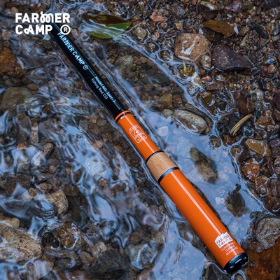 farmer camp蜂鸟小物钓天展溪流短节飞蝇46调超轻迷你便捷小手竿