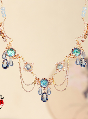 长月烬明同款古风流苏软璎珞敦煌