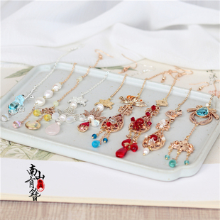 长月烬明叶夕雾黎苏苏同款敦煌古风头饰眉心坠流苏发簪汉服额饰仙