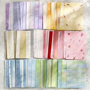 NOTE FOR 轻复古特种纸素材纸 印章图鉴盖章纸手帐拼贴装饰打底纸